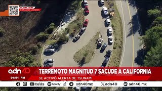 🚨¡Última Hora Terremoto magnitud 7 en California EEUU activa alerta de Tsunami [upl. by Haon]