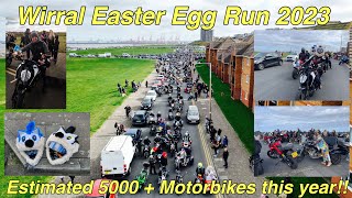 Wirral Easter Egg Run 2023  Around 5000 Bikes this year we think [upl. by Allan]