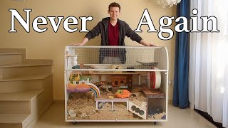 Emptying amp Moving My Huge Hamster Cage [upl. by Calia]