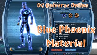 DCUO Blue Phoenix Material DC Universe Material [upl. by Gleason535]