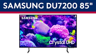 Samsung DU7200 85quot UN85DU7200FXZA TV Review 2024 [upl. by Friedrich]