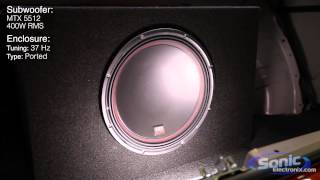 MTX Audio 12quot Subwoofer Demo  5512 [upl. by Fredrika]