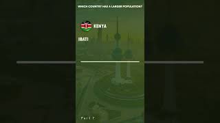 Which country has a larger population Part 7 countrycomparison [upl. by Niloc]