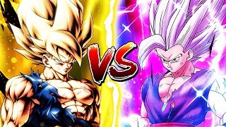 LF SSJ NAMEK GOKU VS LF BEAST GOHAN  Dragon Ball Legends [upl. by Pearlman]