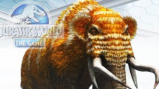 MASTODONTE MAXIMO NIVEL NUEVO ANIMAL DE LA EDAD DE HIELO ELEFANTE Jurassic World El Juego [upl. by Darryl]