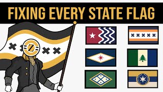 Redesigning Every US State Flag [upl. by Ezara219]