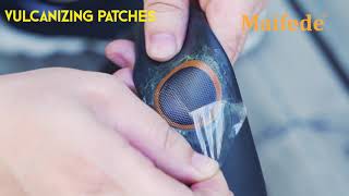 Bike Vulcanizing Patch Tutorial [upl. by Avilys]