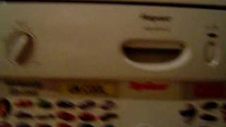 hotpoint df61 dishwasher  quickwash part12 [upl. by Wesla]