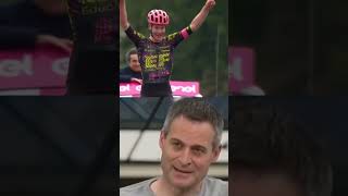 Pure EMOTION as Tobias Steinhauser watched his son Georg win a stage on his Grand Tour debut 🥹💖 [upl. by Leonora]