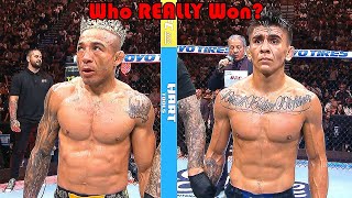 ROBBERY Who REALLY Won Jose Aldo vs Mario Bautista [upl. by Nahtanoj]