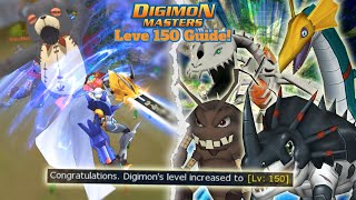 DMO Leveling up to 150 Guide  Digimon Masters Online NADMO [upl. by Nerw]