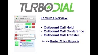 Outbound Call Hold Conference amp Transfer Features in turboDial [upl. by Duong288]