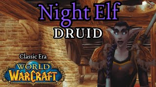 World of Warcraft Classic Era  Night Elf Druid Immersive Playthrough  Upgrades  20 [upl. by Shanly165]