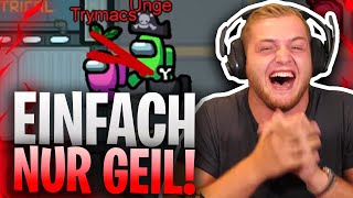 😂😎Meine All TIME beste IMPOSTER Runde mit ungespielt  Among Us [upl. by Cogan]