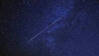 Meteor shower lights up night sky over northern Syria [upl. by Noira]