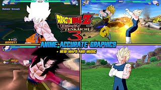 UPDATED Dragon Ball Z Budokai Tenkaichi 3 Anime Edition Beta 20 MOD [upl. by Nennarb813]