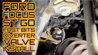 Ford Focus ST Go Fast Bits Diverter Valve Install [upl. by Johansen]