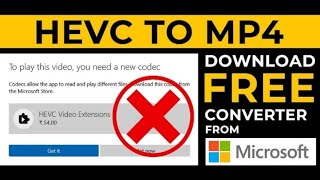 How to convert HEVC video into MP4 normal video FOR FREE  SHC  SohamHalderCreativity [upl. by Inamik]