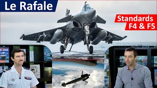 Évolution du Rafale focus sur les standards F4 et F5  avec MarineNationaleOfficiel [upl. by Jillana]