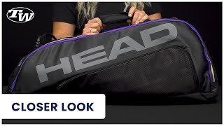 Take a Closer look at the Head Tour Team 6 Pack Combi Tennis Racquet Bag [upl. by Temirf46]