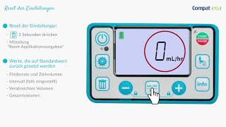 09 – Compat Ella – Zurücksetzen der Pumpeneinstellungen [upl. by Eillek525]
