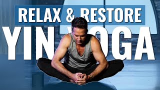 Yin Yoga 30 Minutes Melt Stress amp Restore Energy with Gentle Poses [upl. by Tecla]