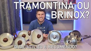 Tramontina ou Brinox  Qual a melhor panela pra fogão de indução [upl. by Ennairek]