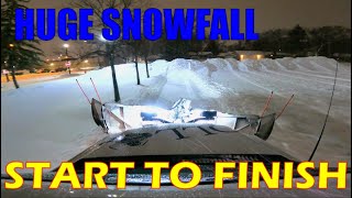 BEST SNOW PLOWING VIDEO EVER 5K CHRISTMAS SPECIAL snowplowing asmr best [upl. by Steffane]