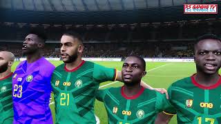 Zimbabwe vs Cameroon  Africa Cup of Nation Qualifiers  Full Match  Realistic PES Gameplay [upl. by Gen301]