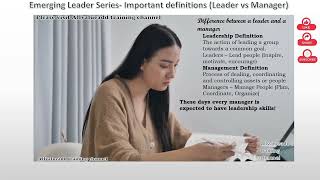 Leader vs Manager definition [upl. by Eltsirk219]