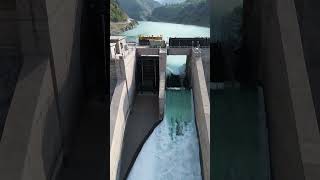 Dam Spillway Overflow damexploration nature waterdam travel waterreservoir [upl. by Naamann]