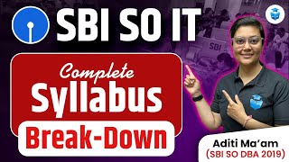 SBI SO 2024 Complete Syllabus Breakdown  SBI SO Syllabus 2024  Detailed Syllabus Discussion [upl. by Hakon]