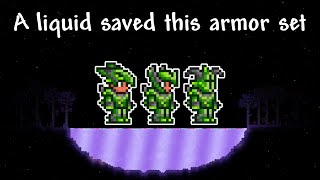 How a Liquid Saved Chlorophyte Armor  Terraria 1449 [upl. by Kristan6]