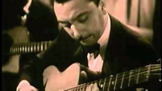 Django Reinhardt CLIP performing live 1945 [upl. by Eiclehc76]