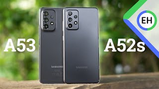 KEIN Fortschritt  Samsung Galaxy A52s 5G vs A53 5G Deutsch [upl. by Stoddart794]