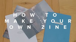 How to make your own photo zine for FREE  tutorial [upl. by Clabo269]