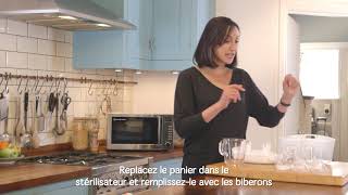 Stérilisateur microondes Tommee Tippee Berceau magique [upl. by Olivier]