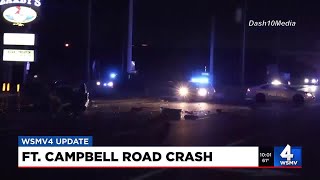 Ft Campbell Road Crash [upl. by Ycnej]