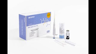 Bioeasy Aflatoxin M1 Quantitative Rapid Test for Milk 15150 ppt  YRM1004D2 [upl. by Atikan]