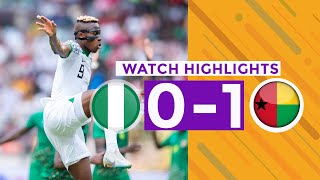 NIGERIA VS GUINEABISSAU01AFCON QUALIFIERSGOALSampHIGHLIGHTS [upl. by Franchot277]