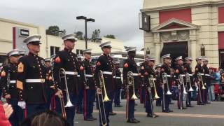 USMC West Coast Composite Band at Rose Parade 2017  Semper Fidelis [upl. by Daniela892]