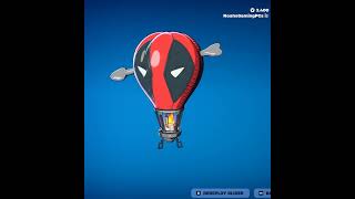 Fortnite Deadpool Dropper Glider [upl. by Ydnak]