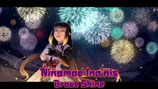 Brave Shine Ninomae Inanis Karaoke Cover Clean Audio Edit [upl. by Ariik312]