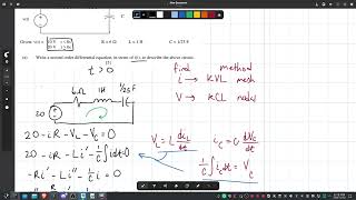 Laplace Transform Circuit  TMU ELE302 Final Tutorial [upl. by Yldarb302]