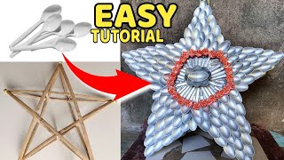 Christmas Lantern Tutorial  DIY Recycled Christmas Lantern Idea [upl. by Paige]