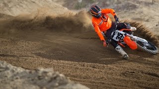 Back To Back  2016 KTM 450SXF VS KTM 350SXF  TransWorld Motocross [upl. by Karame303]