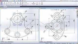 SolidWorks Exercises for Beginners  3  SolidWorks Sketch Practice Tutorial [upl. by Lazor]