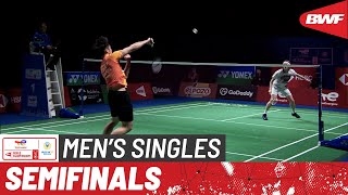 TotalEnergies BWF World Championships 2021  Anders Antonsen DEN 3 vs Loh Kean Yew SGP  SF [upl. by Ledarf]