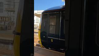 GWR class 166 raucous departure from Dawlish Station on the Exmouth to Paignton service 166201 DMU [upl. by Iahcedrom863]