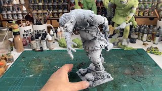 Baldwin my Bretonnian Megagargant gets a Zenithal Prime ready for painting with contrast paints [upl. by Yeliah]